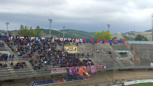 I tifosi del Campobasso nella partita contro il Chieti