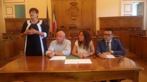 La conferenza stampa a Palazzo San Giorgio