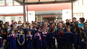 L'inaugurazione dell'anno scolastico nella scuola elementare di San Giuliano di Puglia