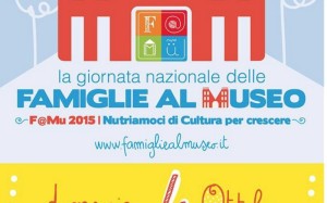 La locandina della 'Giornata Nazionale delle Famiglie al Museo'