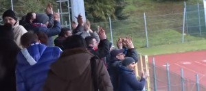 I tifosi del Campobasso presenti al "Tubaldi"