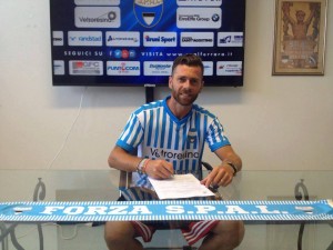 L'attaccante Mirco Antenucci ha firmato per la Spal