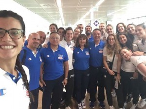 Nazionale Italiana U20 femminile-Patenza da Fiumicino