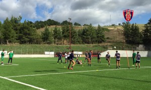 Una fase dell'allenamento del Campobasso (foto sito ufficiale club)