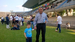 Ferdinando Maggiani, allo stadio in occasione del memorial 'Gino Scasserra'