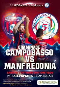 locandina chaminade manfredonia 1^ campionato