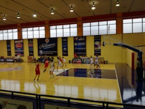 Un'azione della partita Magnolia Campobasso - Orvieto